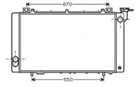 COOL3R 132260 - RADIADOR NISSAN PATROL 2.8D 88-