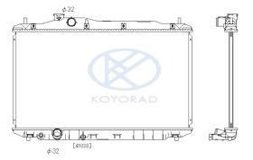 KOYO PL082070 - RAD. HONDA Civic VII 2.2 CDTi   Man. 09/05-