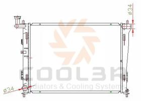 COOL3R 104015081 - RAD. HYUNDAI ELANTRA (00-06)