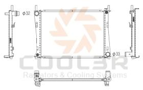 COOL3R 103212082 - RAD. FORD FIESTA / MAZDA 121 96-