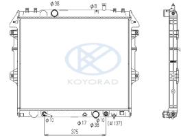 KOYO PL011852 - RAD. TOYOTA RAV4 2.0 D4d 06/01-  4WD.