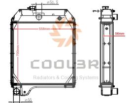 COOL3R 1483002 - RAD. GENERATORS Perkins / Caterpillar / Atlas Copco