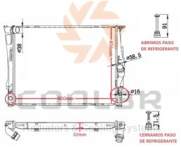 COOL3R 1444071 - RAD. BMW X5 / X6