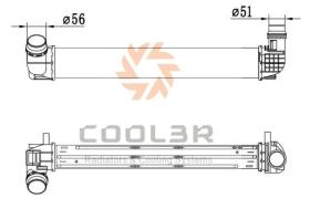 COOL3R 1487063 - INTERC. MERCEDES C-CLASS W 203 (00-)