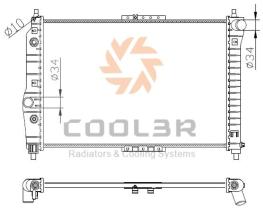 COOL3R 145200015 - RAD. RANGE ROVER III 4X4 LM 3.0D (02-08)