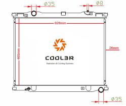 COOL3R 1423046 - RAD. HYUNDAI H350 2.5 CRDI (15-)