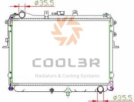 COOL3R 1416093 - RAD. MAZDA 323F 1.8 16V