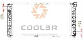 COOL3R 1416072 - RAD. RENAULT MAXITY / NISSAN NT400 CABSTAR (06-14).