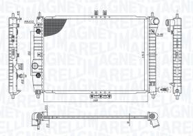 MAGNETI MARELLI BM1974 - RAD. RENAULT MEGANE I / SCENIC I.