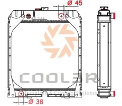 COOL3R 1483005 - RAD. GENERADOR PERKINS