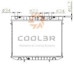 COOL3R 1442063 - RAD. OPEL OMEGA 86-94. AUT.