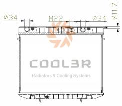 COOL3R 1442063 - RAD. OPEL VECTRA B (J96) 2.0DI 16V (96-02)