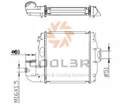 COOL3R 1487073 - INTERC. FORD RANGER ( TKE ) 2.2 TDCi 4x4  04.11-