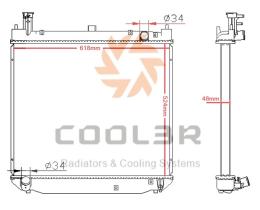 COOL3R 1412693 - RAD. FORKLIFT TOYOTA