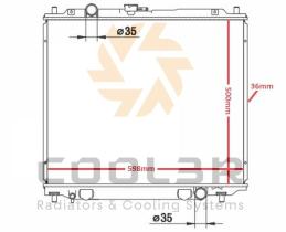 COOL3R 105272082 - RADIADOR MITSUBISHI PAJERO PININ, 98-07