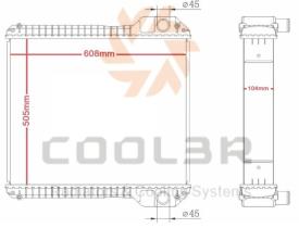 COOL3R 1483008 - RAD. CATERPILLAR / PERKINS 1104D-44TG / 1100 SERIES / CQP60