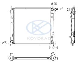 KOYO PL813678 - RAD. HYUNDAI I20 1.2 / 1.4 / 1.6 MAN. 12/08-