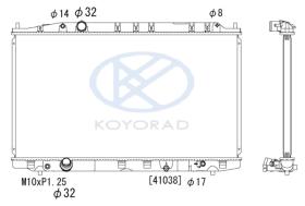 KOYO PL082835 - RAD. HONDA CR-V 2.2 CDTI * 10/04-