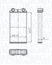 MAGNETI MARELLI BR439 - CALEF. CITROEN C4 - PEUGEOT 307 ( 00- )