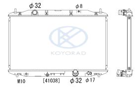 KOYO PL082056 - RAD. HONDA FR-V 1.7 04- ( Aut ).