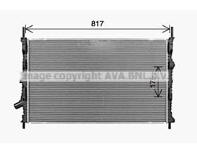 AVA QUALITY FD2679 - RAD. CHRYSLER VOYAGER IV (RG,RS) 3.3