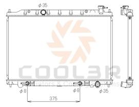 COOL3R 102748082 - RAD. NISSAN X-TRAIL 2.2DCI (01-07)