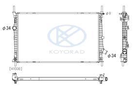 KOYO PL323770 - RAD. FORD / TRANSIT CONN. 1.5 / 1.6 TDCI MAN. 01/11-