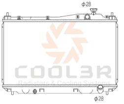 COOL3R 103825081 - RADIADOR ROVER 200-400
