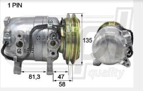 RPL APCONI5033 - COMPR. NISSAN QASHQAI (J10, JJ10E) 1.5 dCi ( 13-14 ).
