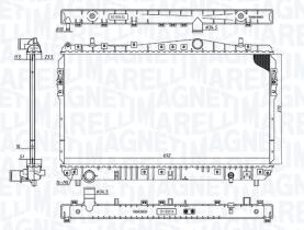 MAGNETI MARELLI BM1976 - RAD. DAEWOO KALOS SEDAN 1.4