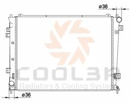 COOL3R 104148082 - RAD. KIA CARENS (FJ) 2.0 CRDI (02-06)