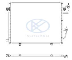 KOYO CD030919 - COND. MITSUBISHI ASX 1.8DiD / Outlander 2.0 / 2.2 DiD 02/10-
