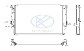 KOYO PL012120 - RAD. TOYOTA  COROLLA VERSO 2.2 D 100KW 09/05-