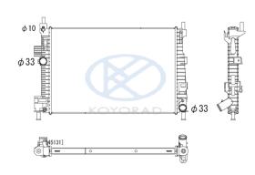 KOYO PL322847 - RAD. FORD Transit VII All +/+ AC 04/06-