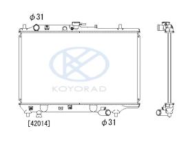 KOYO PL060533 - RAD. MAZDA MX5 man. '89-