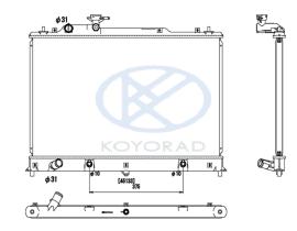 KOYO PL061987 - RAD. FORD FOCUS C-MAX 1.6 I + A/C 10/03-
