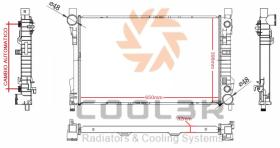 COOL3R 105003082 - RAD. MERCEDES C-KLASE (W202) 2.3 (93-01)