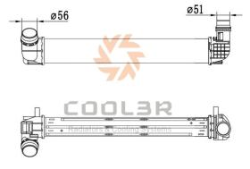 COOL3R 106014J82 - INTERC. RENAULT MEGANE II 02-08 / SCENIC II 03-09