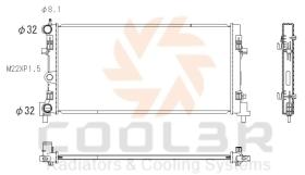 COOL3R 106732083 - RAD. ROVER / MG - 400 / 25 / ZS