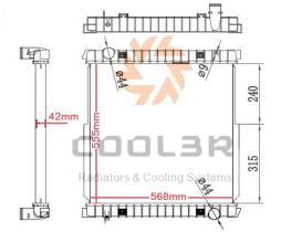 COOL3R 1481035 - RAD. IVECO EUROCARGO