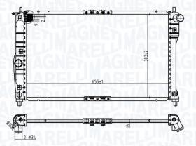 MAGNETI MARELLI BM1749 - RAD. HYUNDAI / KIA