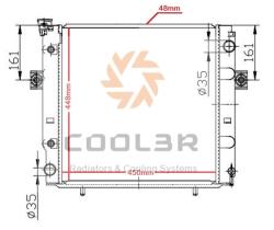 COOL3R 1415266 - RAD. FORKLIFT NISSAN