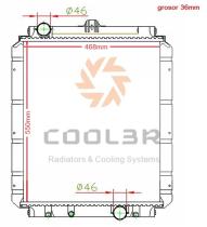 COOL3R 1414112 - RAD. MITSUBISHI MONTERO IV 4WD 3.2 DID AUT (08/99-)