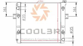 COOL3R 1412444 - RAD. FORKLIFT KOMATSU