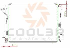 COOL3R 104026083 - RADIADOR KIA SONATA 05-