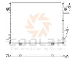 COOL3R 105287K8C2 - COND. MITSUBISHI ASX(GA) (10-) / PEUGEOT 4007 (07-12).