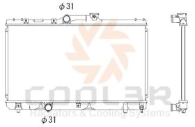 COOL3R 108110081 - RAD. TOYOYA YARIS 1.0 / 1.3 (06-11)