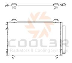 COOL3R 108186K8C1 - COND. TOYOTA LAND CRUISER 150, 09-23