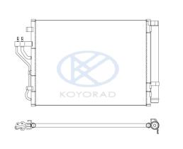 KOYO CD810557M - COND. HYUNDAI I20 PETROL ALL 12/08-