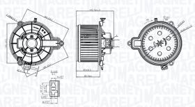 MAGNETI MARELLI MTE733AX - VENT. HABITACULO FORD ( Varios Mod. )